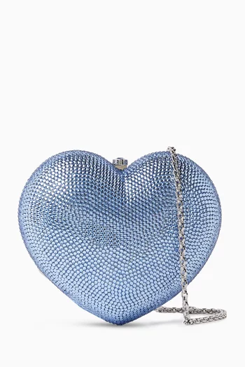 Petite Coeur L'amour Crystal-embellished Clutch