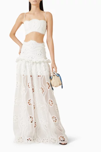 Floral Crop Top in Lace