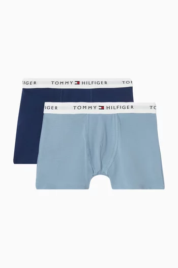 Signature Logo Waistband Boxer Briefs, Set of 2