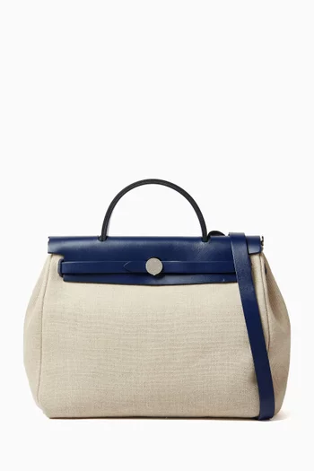 Herbag 31 Bag in Canvas & Leather
