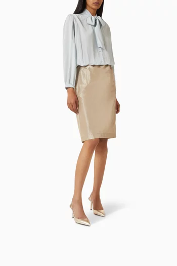 85 Slingback Pumps in Saffiano Leather