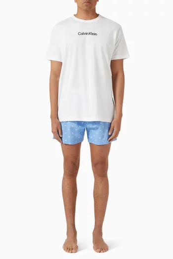 Pyjama Shorts Set in Cotton