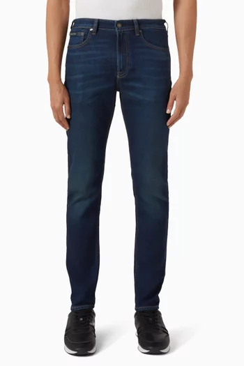 Slim Tapered Jeans in Denim