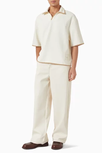 تي شيرت بولو ليني بقصة مربعة