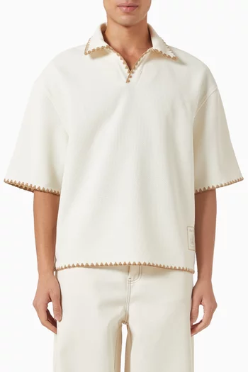 تي شيرت بولو ليني بقصة مربعة