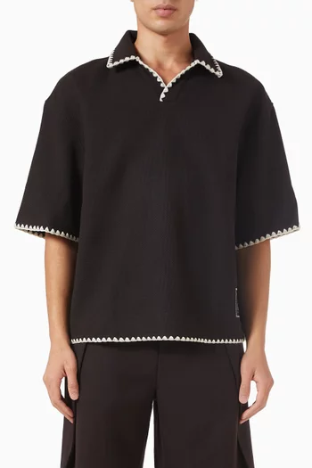 تي شيرت بولو ليني بقصة مربعة