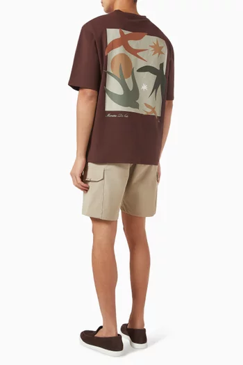 تي شيرت بطبعة ثينابولت بيرد قطن