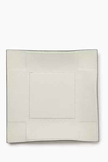 Medium Jack Valet Square Tray in Leather