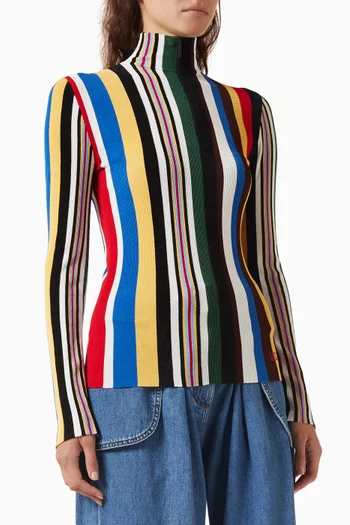 Stripe Anagram Top