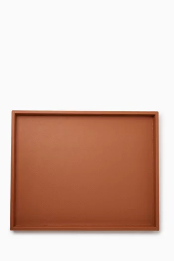 Large Osvaldo Tray in Leather