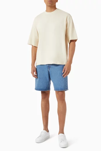 Logan O-neck Logo T-shirt in Cotton