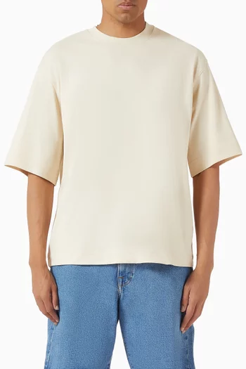 Logan O-neck Logo T-shirt in Cotton