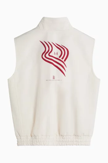 Gilet in Down &.Nylon