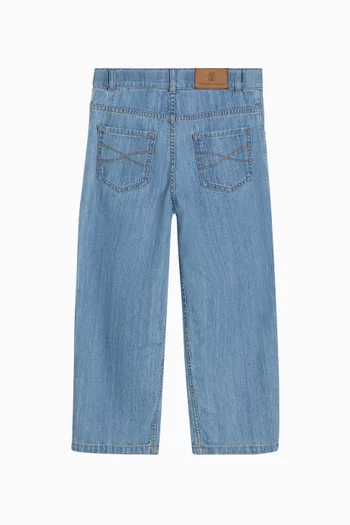 Baggy Trousers in Denim