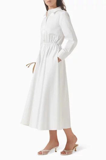 Anika Shirtdress in Cotton Poplin