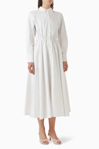 Anika Shirtdress in Cotton Poplin