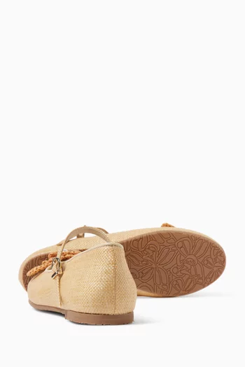 Pearl Flower Ballerina Sandals