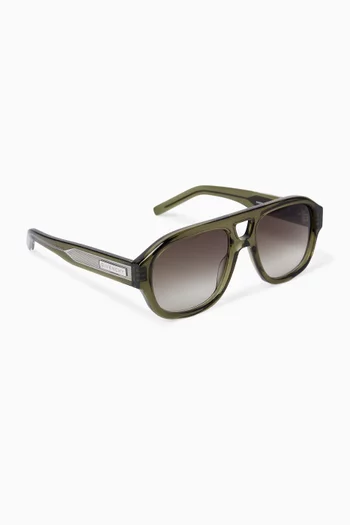 Day Geometric Sunglasses in Acetate