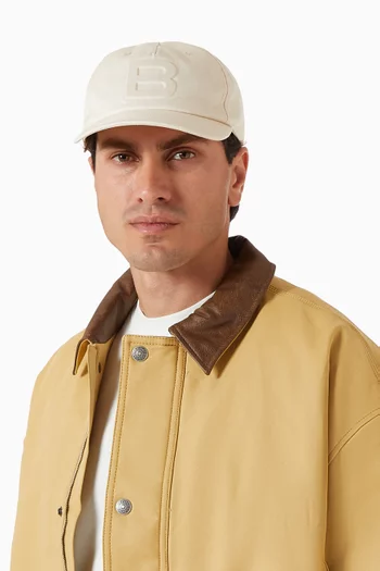 Logo Baseball Cap in Cotton