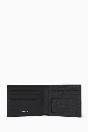Logo Bi-fold Wallet in Leather