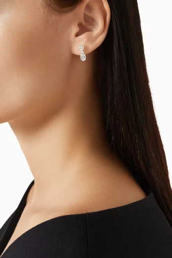 أقراط أوفيليا فضة إسترلينية