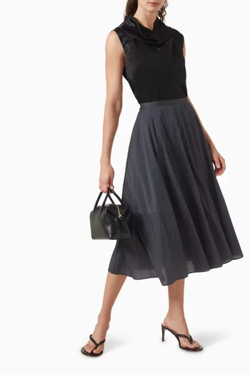A-line Midi Skirt
