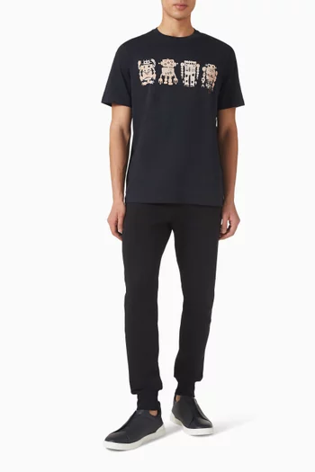 Robots T-shirt in Cotton