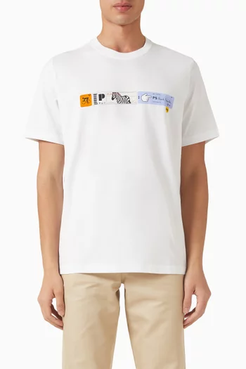 Strip T-shirt in Cotton