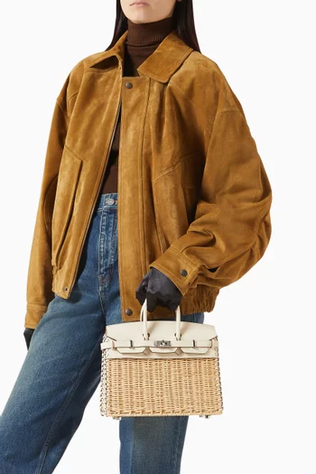 حقيبة بيركين 25 بيكنيك جلد سويفت وخوص اوسير غير مستعملة