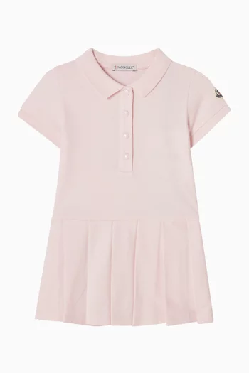 Polo Dress in Stretch Cotton