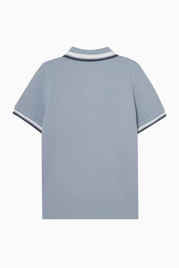 Logo Applique Polo Shirt