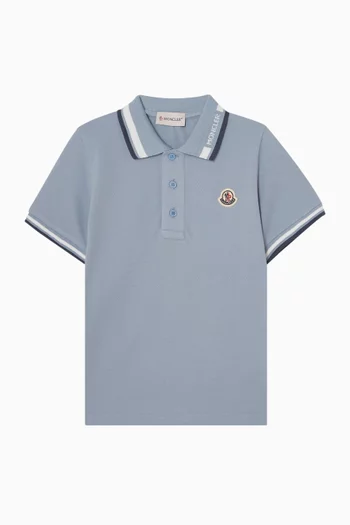 Logo Applique Polo Shirt