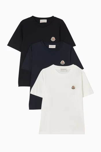 トップス MONCLER KIDS T-SHIRT MONCLER KIDS Logo cotton T-shirt (12-14 years) | Harvey Nichols