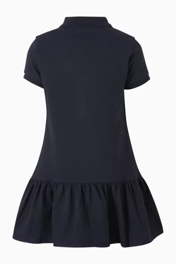 Logo Tennis Dress in Cotton