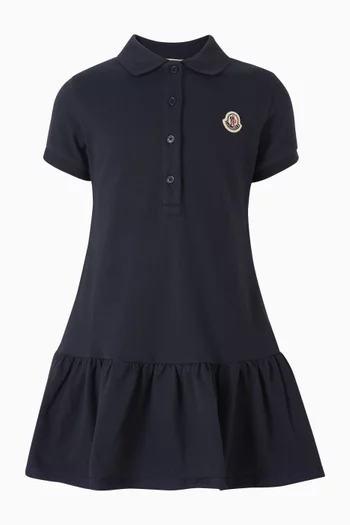 Logo Tennis Dress in Cotton