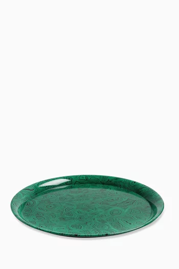 Malachite Tray in Iron