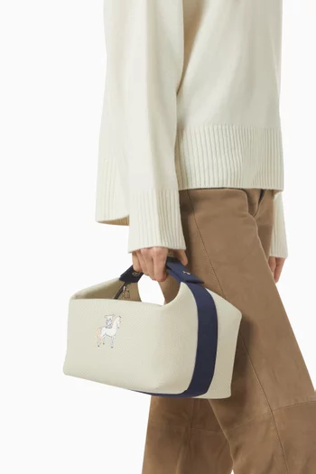 Large Toile Bride A Brac Cabriole Case