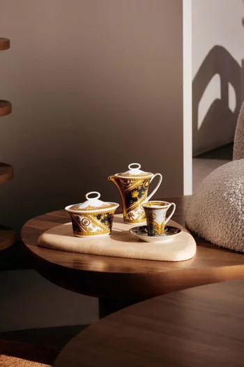 x Rosenthal Prestige Gala Coffee Cups & Saucers in Porcelain, Set of 6