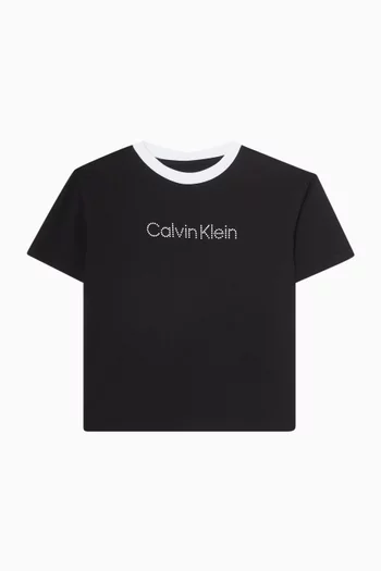 Logo T-shirt in Cotton-jersey