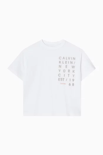 Logo T-shirt in Cotton-jersey