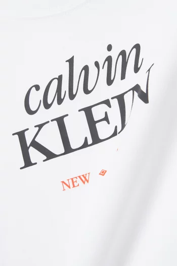 Logo T-shirt in Organic-cotton