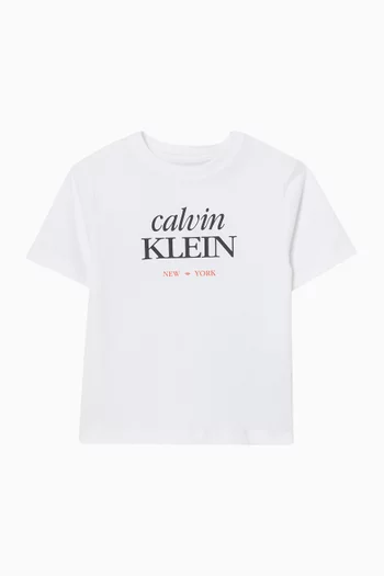 Logo T-shirt in Organic-cotton