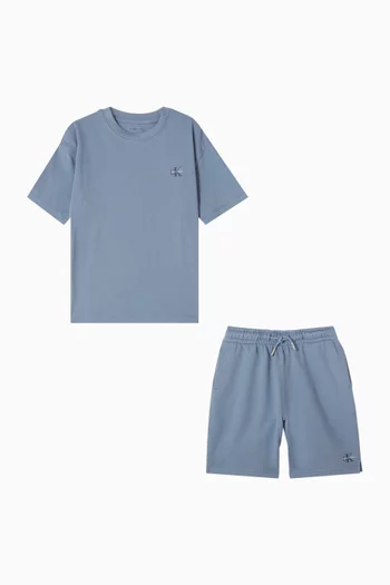 Logo T-shirt & Shorts Set