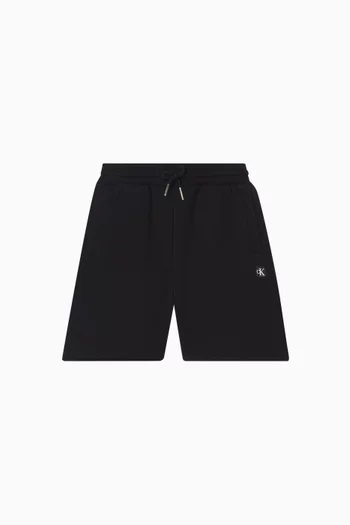Logo Shorts in Cotton-blend