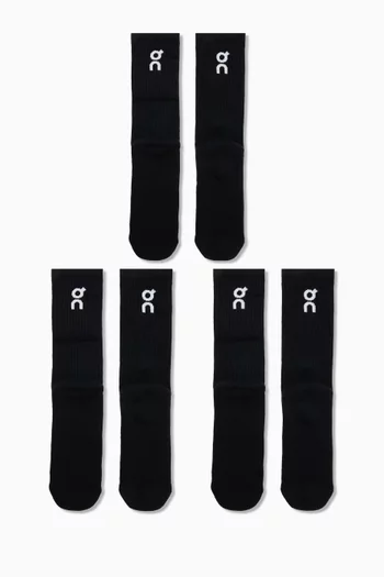 طقم جوارب بشعار الماركة، 3 قطع