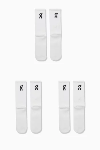 طقم جوارب بشعار الماركة، 3 قطع