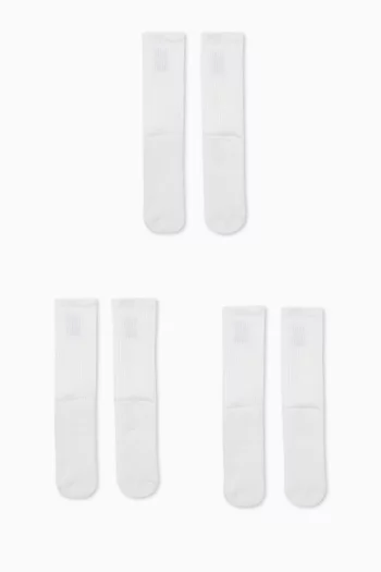 طقم جوارب بشعار الماركة، 3 قطع