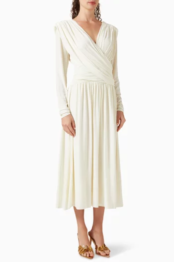 sachin and babi light blue dress CLUB L LONDON - Party Dress with Lace Insert