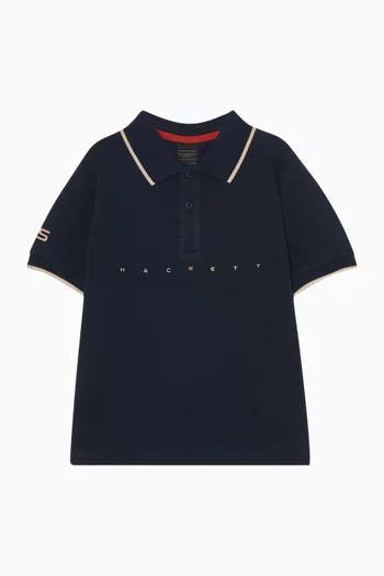Colour-block Polo Shirt