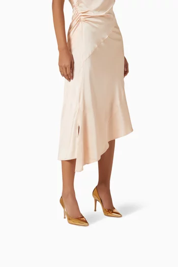 Gianvito 85 Pumps in Metallic Leather